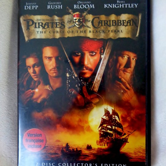 Pirates of the Caribbean - The Curse of the Black Pearl 2-Disc DVD - Picture 1 of 2